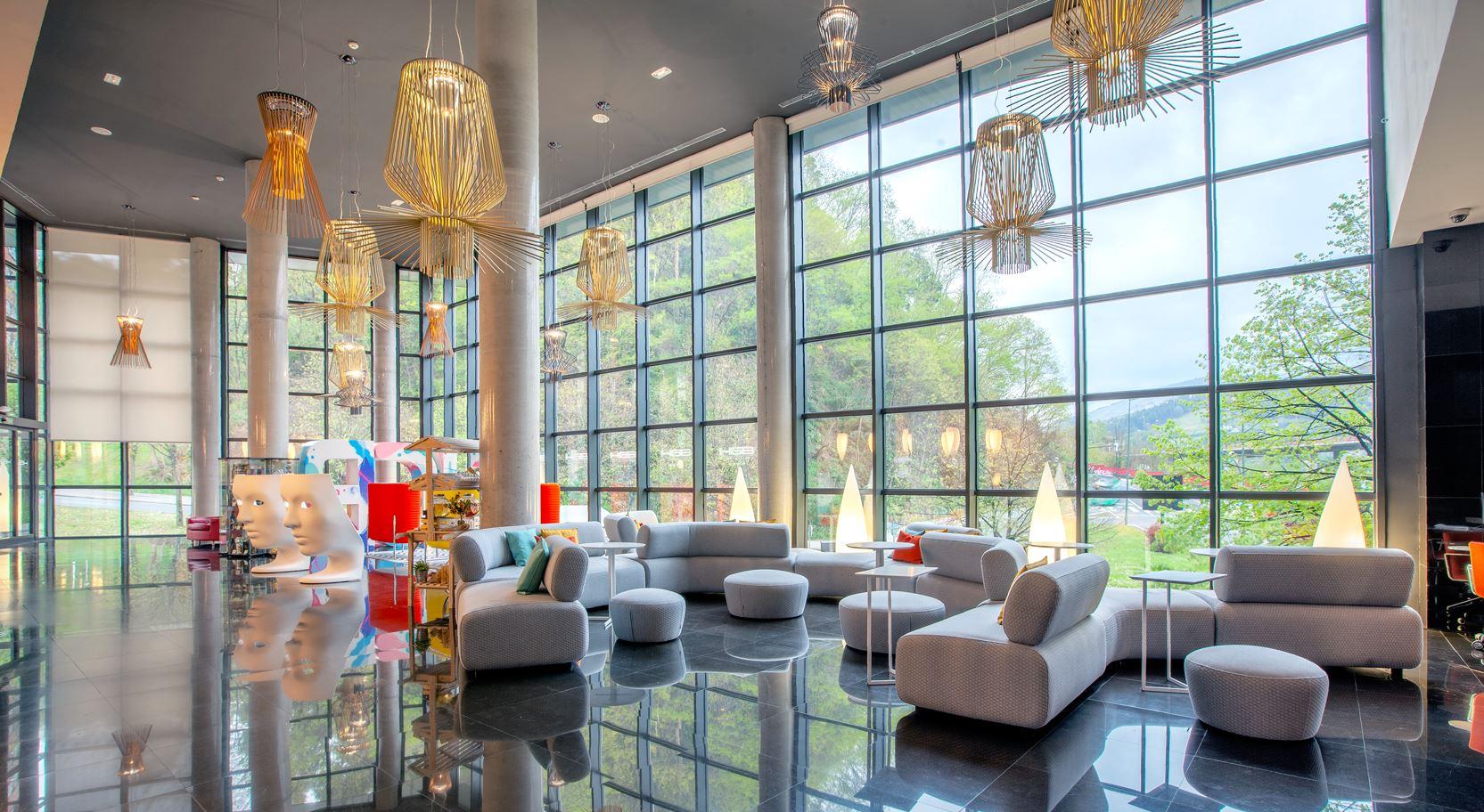 호텔 그란 빌바오 외부 사진 Interior of the hotel