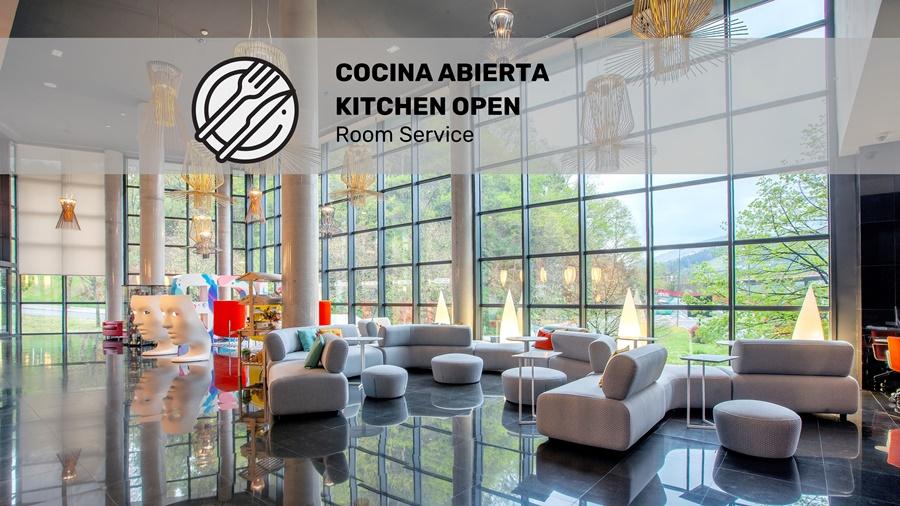 호텔 그란 빌바오 외부 사진 Kitchen open room service